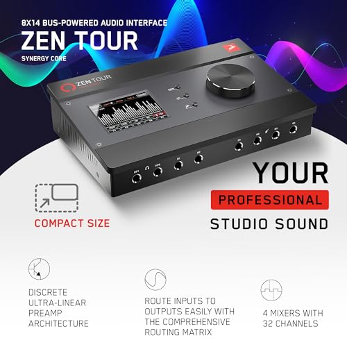Antelope Audio Zen Tour Synergy Core Thunderbolt 3 e interfaz de audio USB