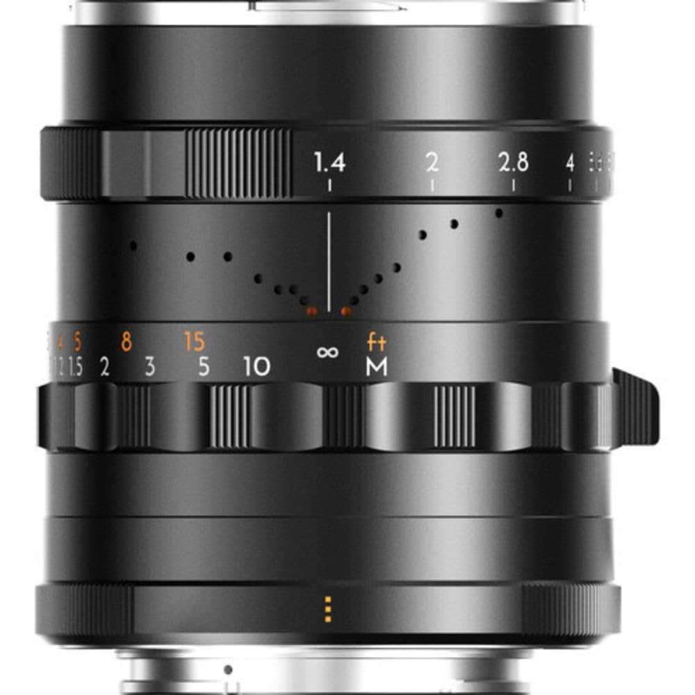 THYPOCH Lente de fotografía de Marco Completo Simera 28 mm f1.4 para Fujifilm X Mount – Negro