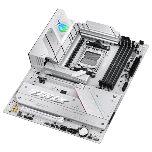 ASUS ROG Strix B850-A Gaming WiFi - Placa Base AMD ATX, 14+2+2 etapas de Potencia, DDR5, Cuatro Ranuras M.2, PCIe 5.0, WiFi 7, USB Tipo-C 20 Gbps y Aura Sync RGB