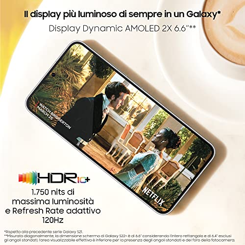 SAMSUNG SM-S906B Galaxy S22 Plus 8+128GB 6.6" 5G Green DS ITA
