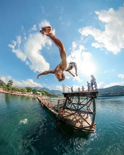 GoPro MAX: Cámara de acción Tradicional Resistente al Agua 360 + con Pantalla táctil Vídeo HD esférico 5.6K30 16.6MP Fotos 360 Estabilización de transmisión en Vivo de 1080p