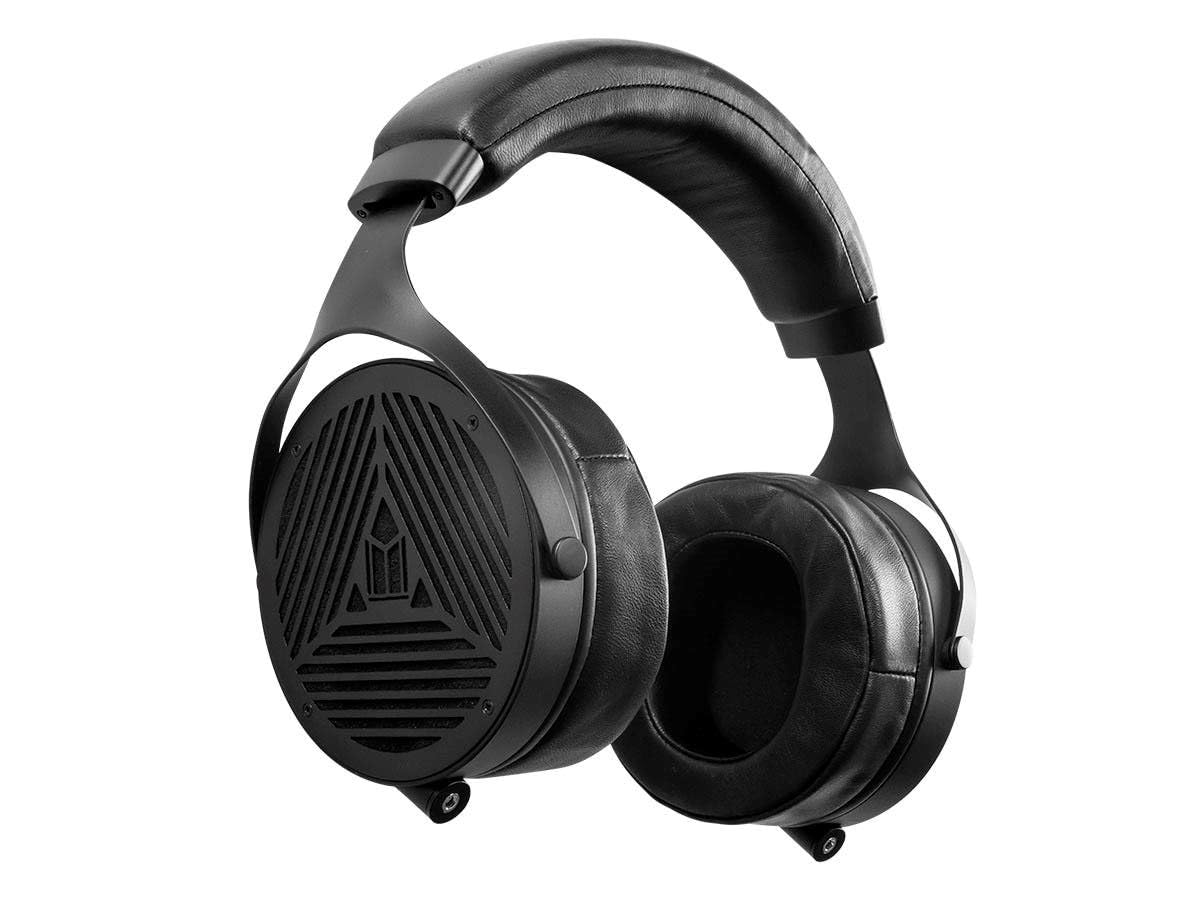Monolith M1070 - Auriculares Planos con Espalda Abierta, Ligeros, Acolchados, Almohadillas de Felpa y extraíbles, Controlador Plano de 106 mm, Color Negro
