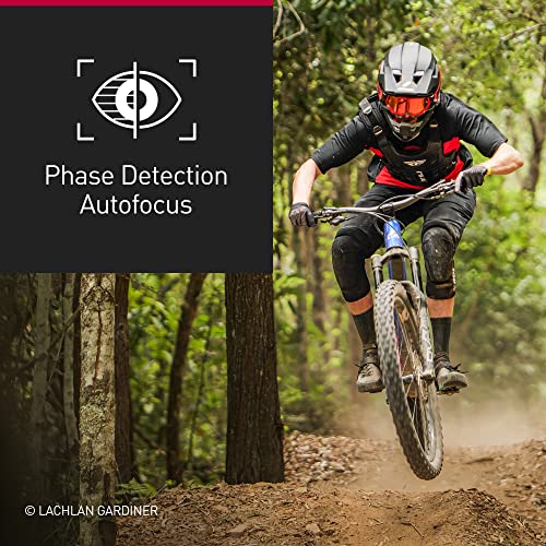 Panasonic LUMIX DC-S5M2XKE Cámara Marco Completo Sin Espejo, Lente LUMIX S-R2060 20-60mm F3.5-5.6, Grabación 4K 60P y 6K 30P, Pantalla Abatible, Wi-Fi, AF Híbrido De Fase, Batería DMW-BLK22, Negro