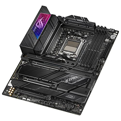 ASUS ROG Strix X670E-E Gaming - Placa Base ATX (AMD Ryzen AM5, VRM de 18 + 2 Fases, DDR5, 4 Ranuras M.2 con disipadores térmicos, PCIe 5.0, USB 3.2 Gen 2 x 2, AI Cooling II y Aura Sync)
