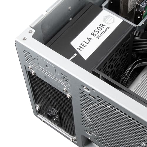 SilverStone Technology RM52, Chasis Servidor con Montura en Rack 5U con compatibilidad para disipadores duales de 360mm para refrigeración líquida, SST-RM52