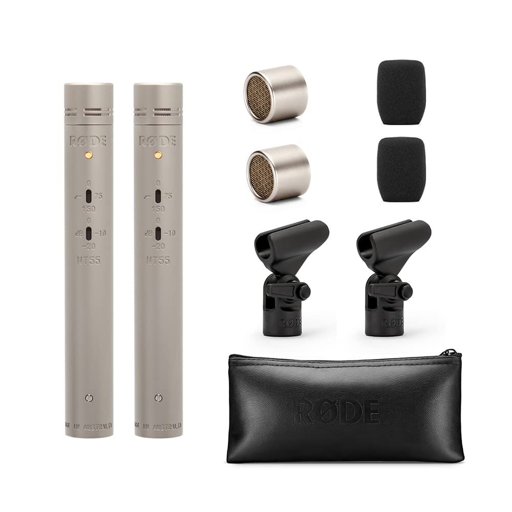 RØDE NT55MP - Nt55-mp 2 microfonos de condensador para grabacion instrumentos