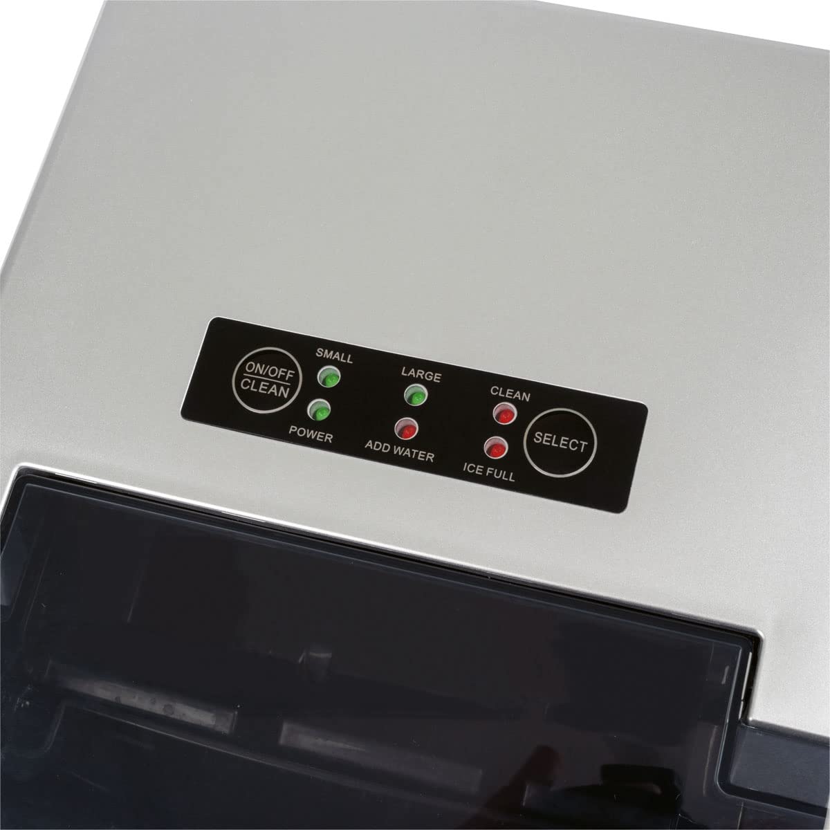 Clatronic EWB 3785 Machine à glaçon portable 12 kg/24h 105 W Noir, Argent