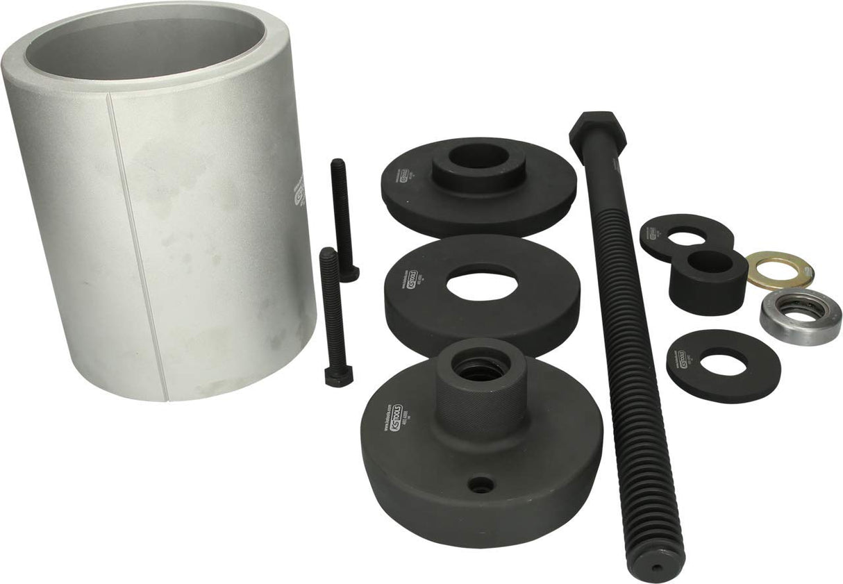KS Tools 460.4885 Juego de herramientas para casquillos 3D de ejes SAF, Mercedes DCA y HT, 12 pzs