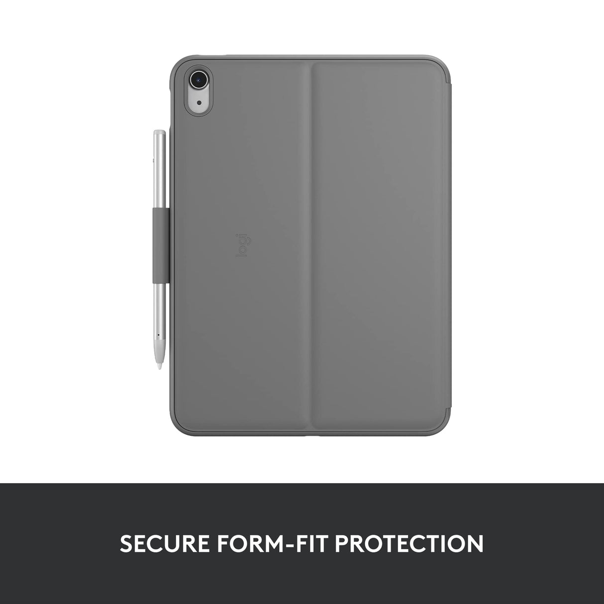 Logitech para iPad (10.ª generación) Funda con Teclado| Slim Folio con Teclado inalámbrico Integrado (Grafito) - French Layout