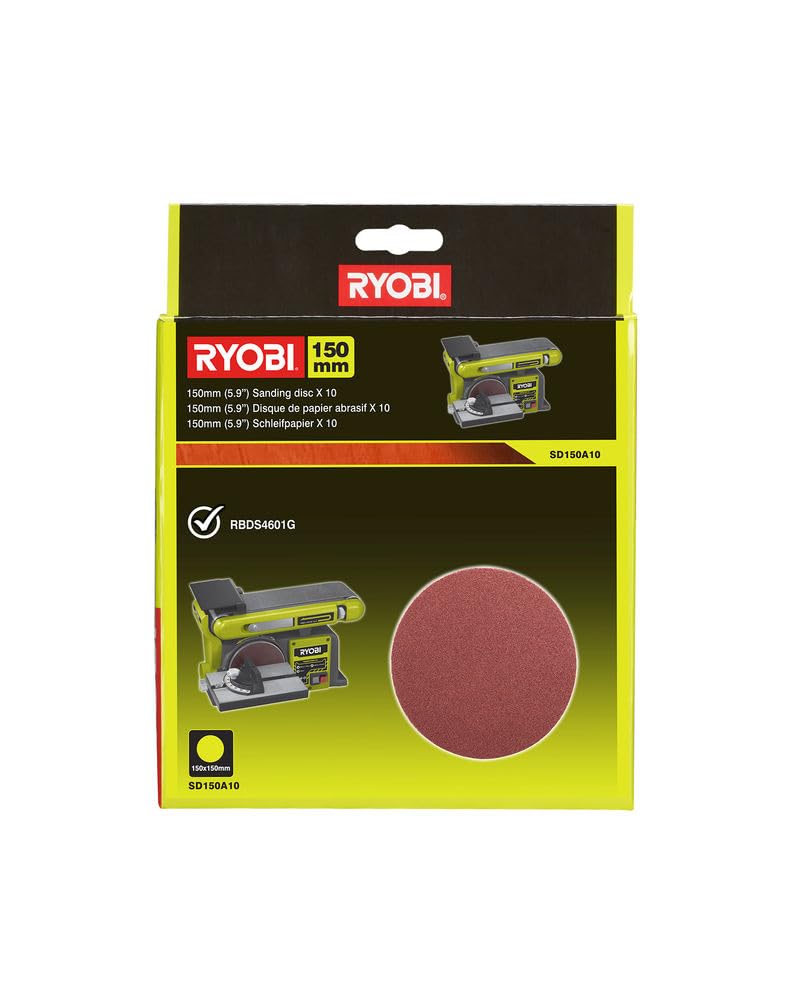 Ryobi 5133002858 - Lijadora de cinta estacionária, Eléctrica con cable.