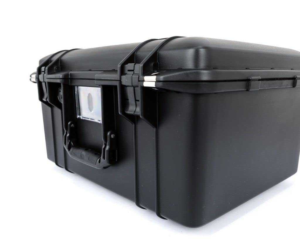 Peli 1557 Air Maleta de Transporte Ligera para Drones y cámaras, estanca e Impermeable al Polvo, 36L de Capacidad, Fabricada en EE.UU., con divisores Personalizables TrekPak, Color Negro