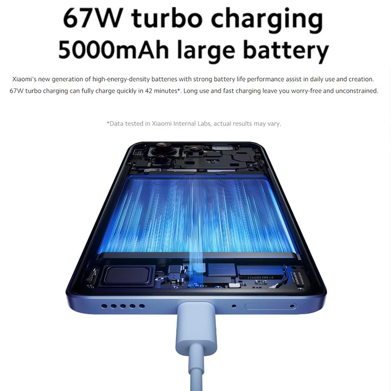 Xiaomi Smartphone 13T 5G, sistema de cámara triple Leica de 50 MP, pantalla AMOLED de 144 Hz, procesador MediaTek Dimensity 8200-Ultra, batería de 5000 mAh de 12 GB + 256 GB (negro brillante)