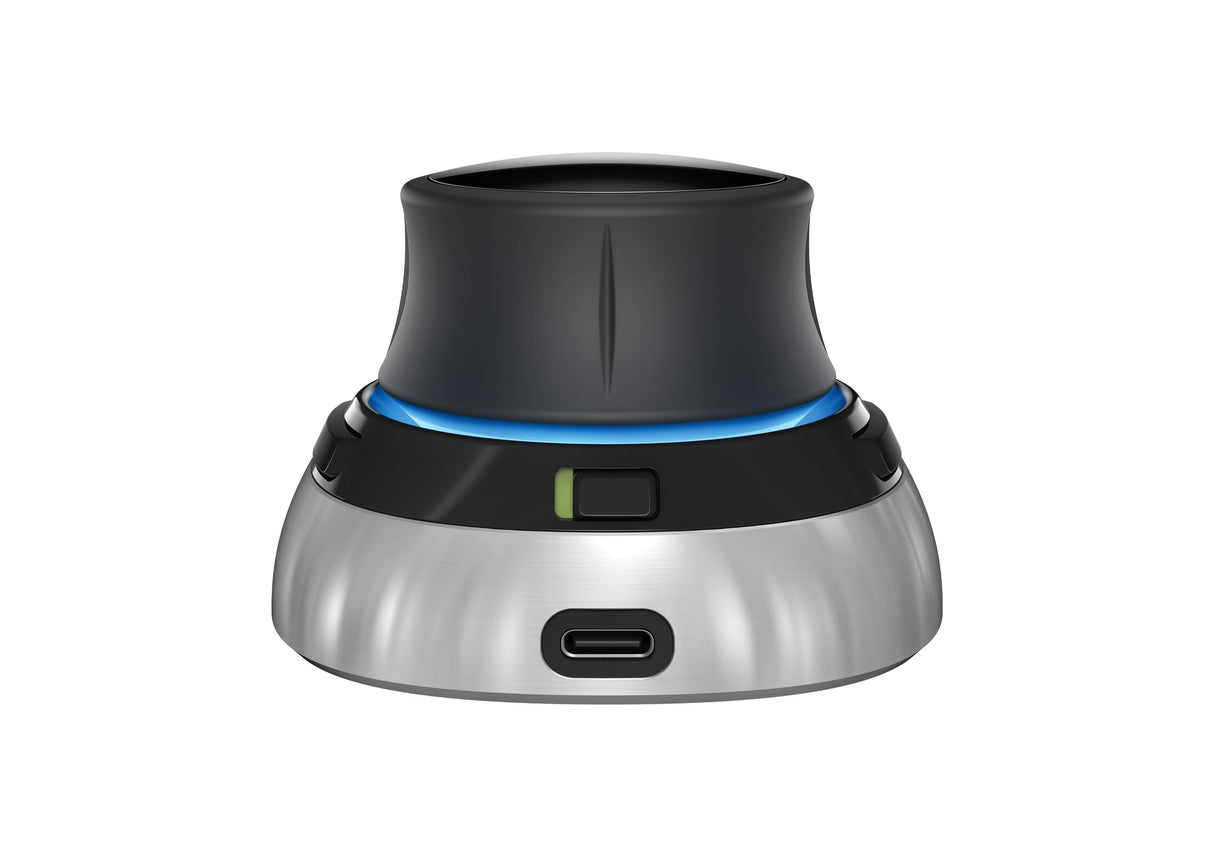 3Dconnexion SpaceMouse Wireless (Bluetooth Edition, ratón 3D, inalámbrico, negro)