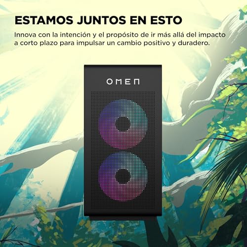HP Ordenador sobremesa Gaming OMEN GT16-0117ns (Procesador Intel Core Ultra 5 245K, 32GB RAM, 1TB SSD, NVIDIA GeForce RTX 5060 Ti, Freedos)