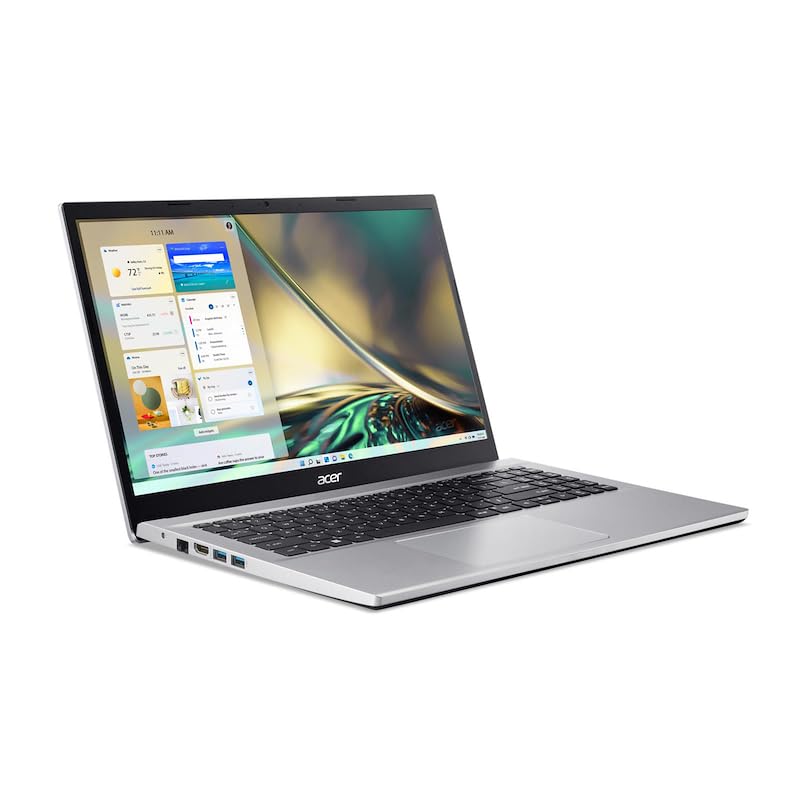 Acer Aspire 3 A315-59, Ordenador Portátil 15,6" FHD Ready (Intel Core i7 1255U, 16 GB DDR4 RAM, 1024 GB PCI Express SSD, Intel Iris Xe Graphics, Windows 11 Home) Plata, Teclado QWERTY Español