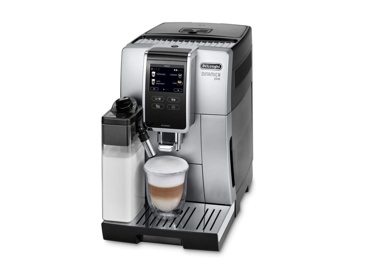 De'Longhi ECAM 370.85.SB Cafetera automática dinámica 1450 W, 1,8 litros, plástico, plateado y negro