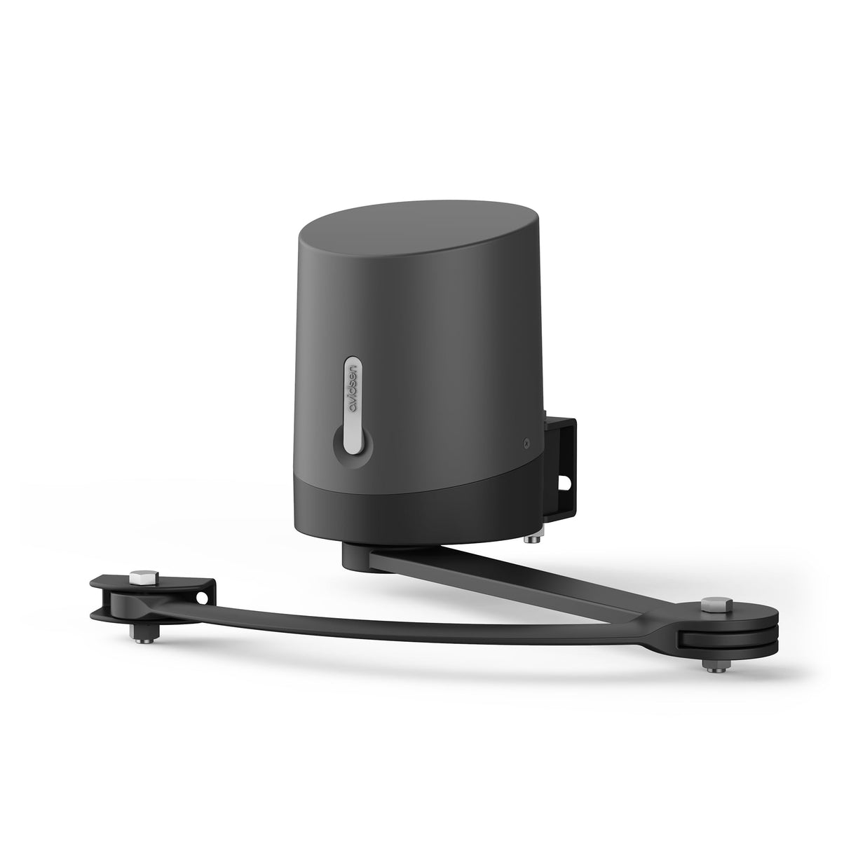 Avidsen 114202 Motorización conectada con Brazo articulado Orane Connect Puerta de hasta 2,5 m y 250 kg por batiente. con mandos a Distancia, luz Intermitente y un Juego de fotocélulas, Negro