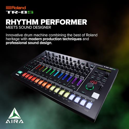 Roland Sintetizador de sobremesa Roland TR-8S — Diseña kits con auténticas percusiones TR, sonidos FM, muestras y efectos