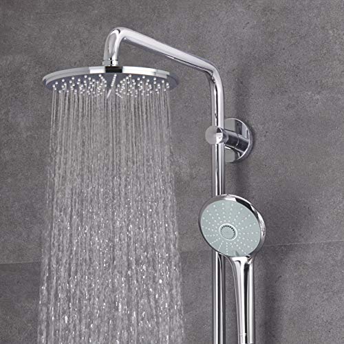 Grohe 27964000 Euphoria 210 - Sistema de ducha con termostato, cabezal de ducha redondo 210mm