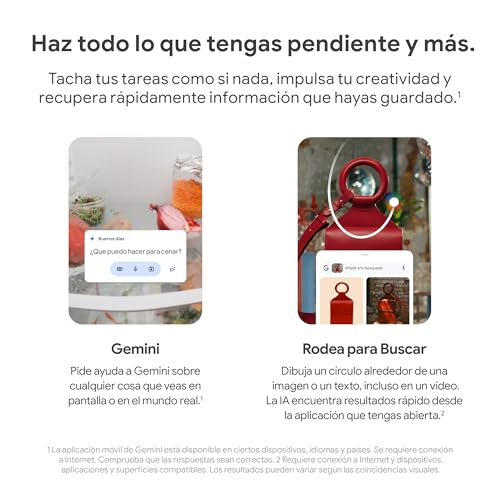 Google Pixel 9 Pro XL - Smartphone Android Desbloqueado con Gemini, Sistema de cámara Trasera Triple, batería con una autonomía de 24 Horas y Pantalla Super Actua de 6,8" - Verde liquen, 256GB