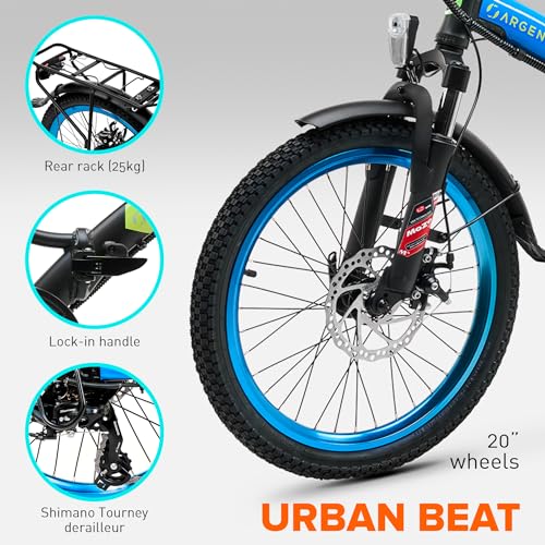 Argento AR-BI-210001 Eléctrico Bicicleta, Adultos Unisex, Talla única