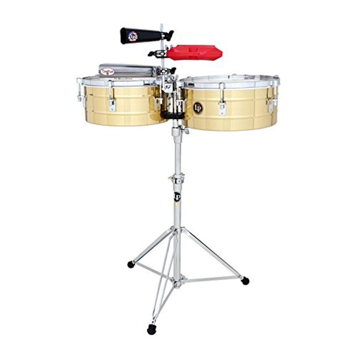 LP Latin Percussion Timbales Tito Puente Latón Macizo 14"/15" LP257-B