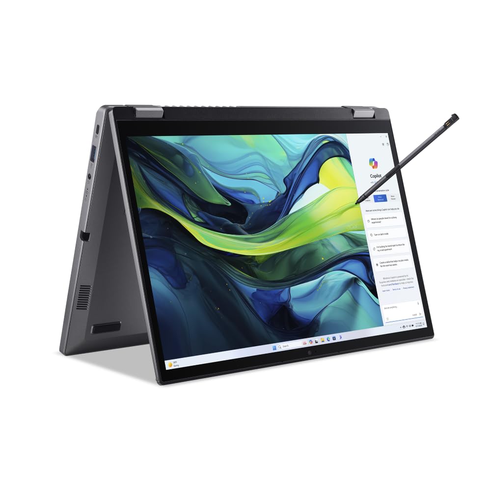 acer Aspire Spin 14, ASP14-52MTN-57V3, Intel® Core™ Ultra 5 Processor 115U W/O Adapter, Windows 11 Home