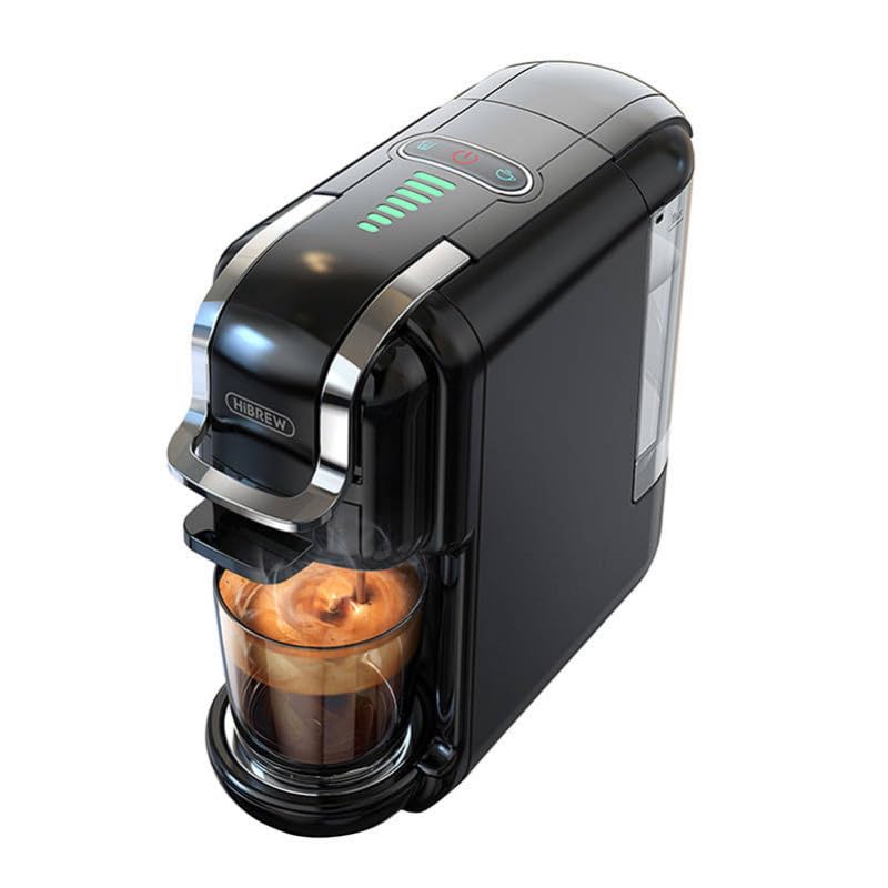 HiBREW Cafetera de cápsulas 5 en 1 H2B (negro)