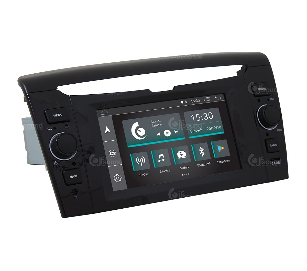 Autorradio de Ajuste Personalizado para Lancia Ypsilon Android GPS Bluetooth WiFi Dab USB Pantalla táctil Full HD 6,2"