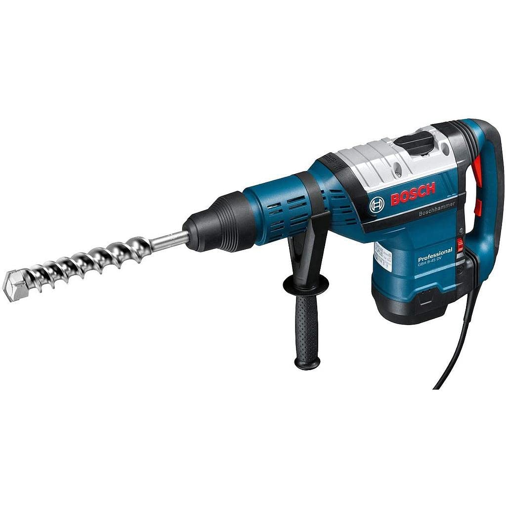 Bosch Professional GBH 8-45 DV - Martillo perforador (12,5 J, Ø máx. hormigón 45 mm, SDS max, Vibration control, en maletín)