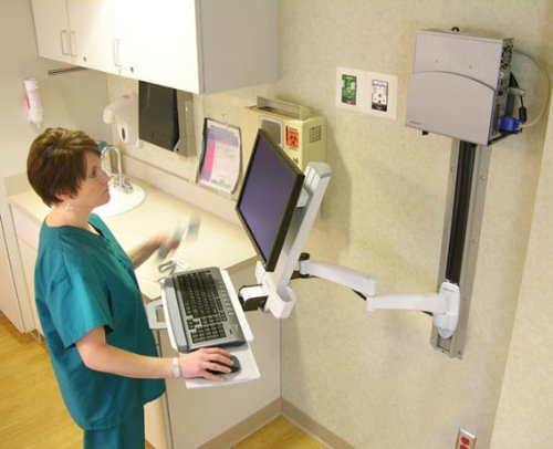 ERGOTRON 200 Series Combo Arm (White) ACCS