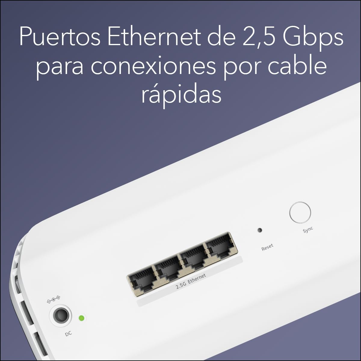 NETGEAR Orbi 870 | Sistema Mesh WiFi 7 | Funciona con Orbi RBE872 y RBE873 | hasta 21 Gbits/s | Amplía la Cobertura hasta 200 m² | y 150 Dispositivos | Cuadribanda BE21000 | RBE870 | Blanco