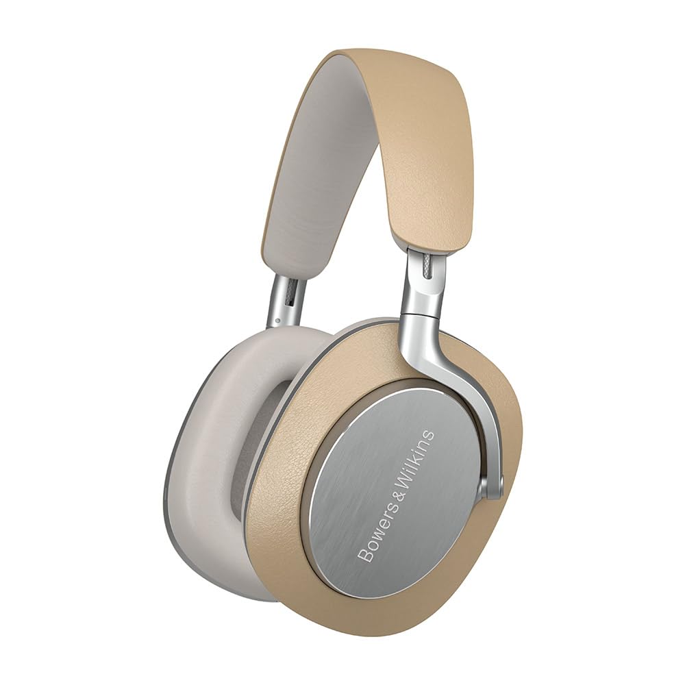Bowers & Wilkins PX8 Flagship Auriculares inalámbricos con cancelación de Ruido con Bluetooth 5.0 y Carga rápida, 30 Horas de reproducción de Alta resolución y micrófono Integrado, Color marrón