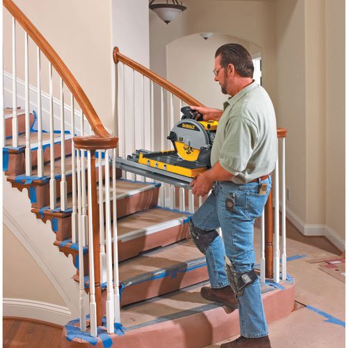 DeWalt d24000-gb mojado sierra cortadora de azulejos con soporte, 250 mm Diámetro de la rueda, 240 V