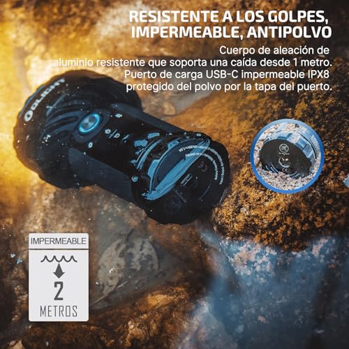 OLIGHT X7R Marauder 2 LED Linterna Táctica Recargable Linterna Eléctrica USB-C Alta Potencia 14000 Lúmenes Impermeable IPX8 Negro