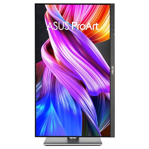 ASUS ProArt Display PA24ACRV - Monitor Profesional de 23,8 Pulgadas, IPS, QHD(2560x1440), 95% DCI-P3, ΔE<2, USB-C, VESA DisplayHDR 400, VESA MediaSync, Soporte ergonómico, Sostenibilidad ecológica