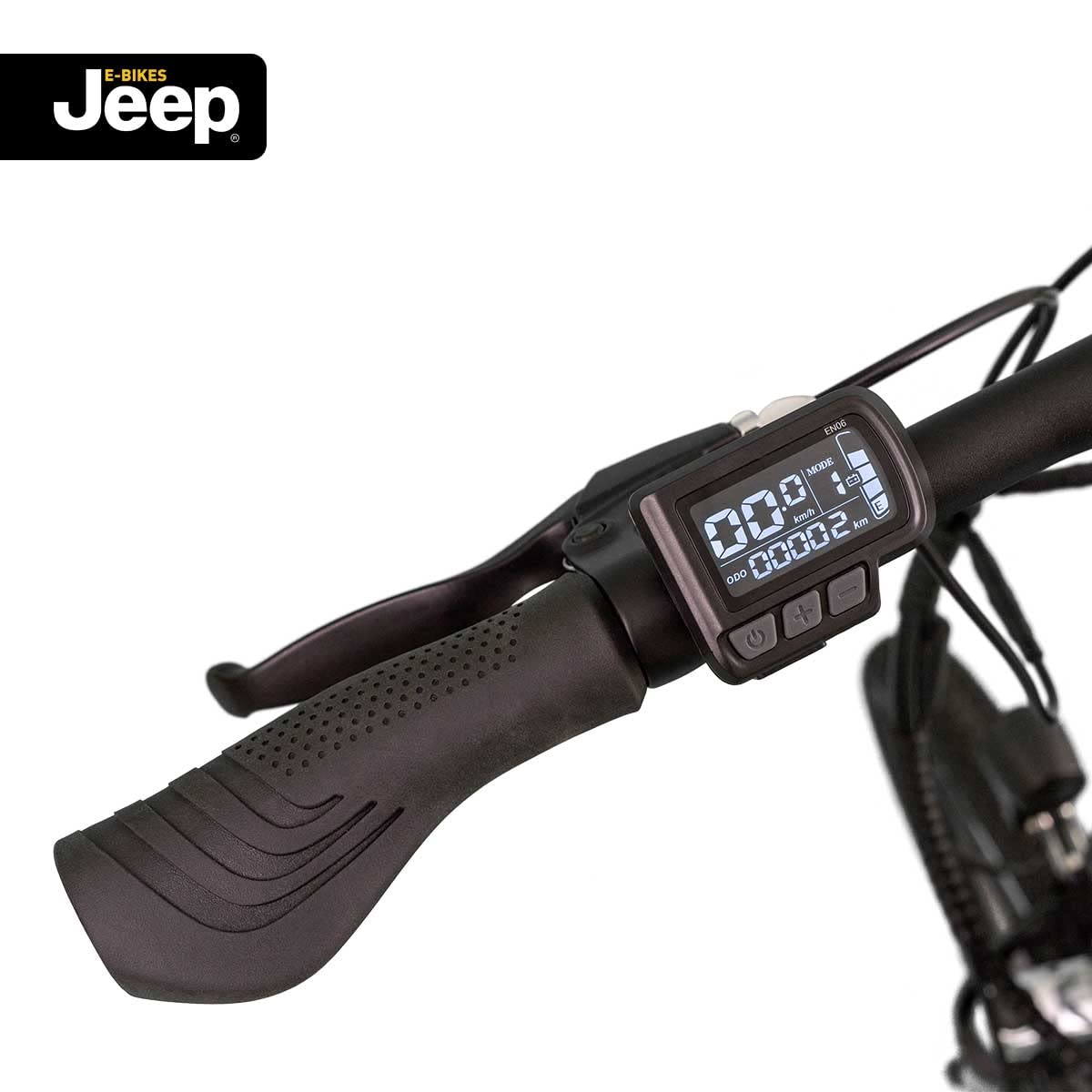 Jeep FFR 7050 Bicicleta eléctrica, Unisex Adulto, Negro, 20 Inches