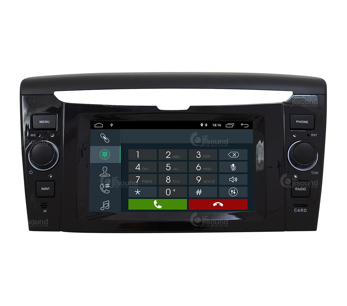 Autorradio de Ajuste Personalizado para Lancia Ypsilon Android GPS Bluetooth WiFi Dab USB Pantalla táctil Full HD 6,2"