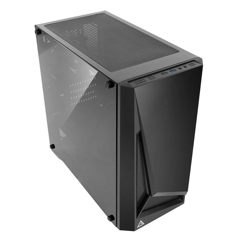 Antec DP301M Micro-Tower Negro - Caja de Ordenador (Micro-Tower, PC, De plástico, SPCC, Negro, Micro ATX,Mini-ITX, Juego)