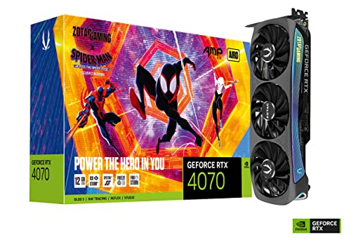 ZOTAC GeForce RTX 4070 AMP Airo Spider Man