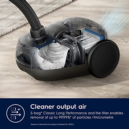 Electrolux EB61 C3 WBL Aspirador Trineo con Bolsa, Marrón Avellana