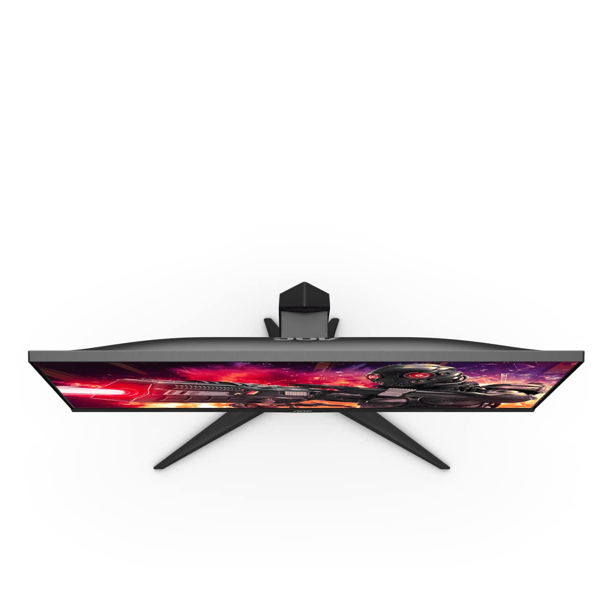 AOC Gaming U28G2XU2 - Monitor UHD de 28 Pulgadas, 144 Hz , 1 ms, FreeSync Premium Pro, HDR400 (3840 x 2160, HDMI, DisplayPort, hub USB), blanco/rojo