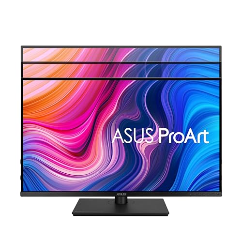 ASUS ProArt PA329CV Monitor de 32", IPS, 4K (3840 x 2160), 100% sRGB, 100% Rec.709, Precisión de Color ΔE < 2, certificación Calman, USB-C, HDR-400