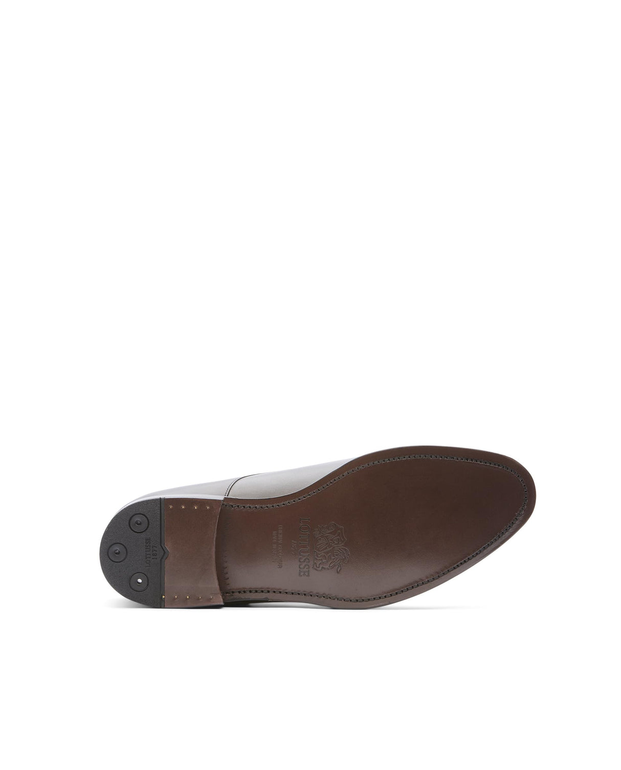 Lottusse Premium, Mocasín Monkstrap Hombre, Moka, 43 EU