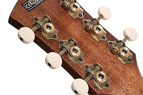 Cort Core PE - Guitarra electroacústica Parlor - Negro degradado poros abiertos (+ funda blanda)