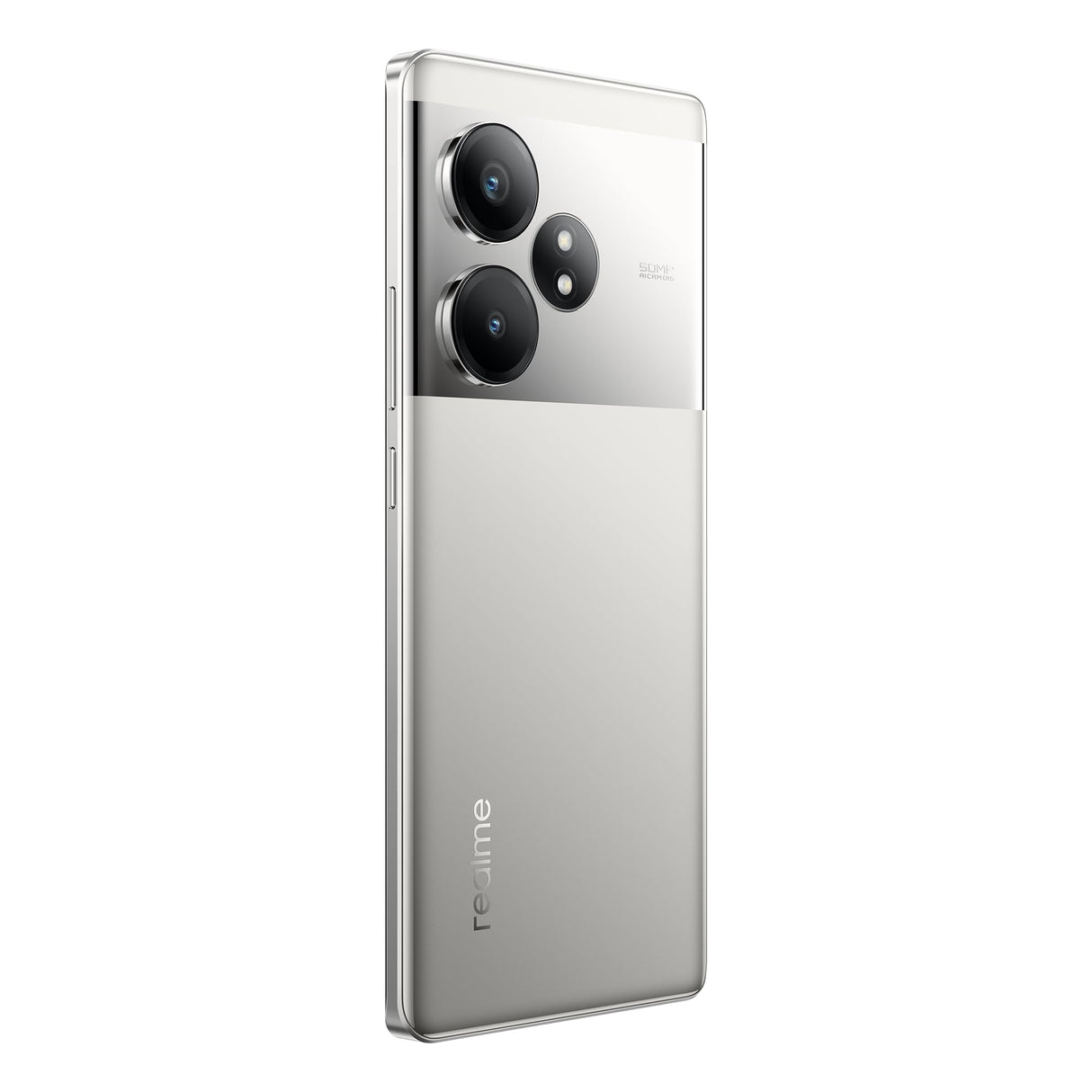 realme GT 6T 5G Teléfono Móvil 8+256 GB, Snapdragon® 7+ de 3.ª generación, Pantalla ultrabrillante de 6000 nits, Cámara Sony de 50 MP con OIS, Gran batería de 5500 mAh, Plata, sin Adaptador