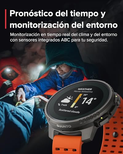 SUUNTO Vertical Reloj Deportivo - Smartwatch GPS, GPS de Doble Frecuencia, Mapas sin Conexión Gratuitos, Autonomía de hasta 50 Días, Carcasa Resistente Militarmente, Resistente al Agua hasta 100m