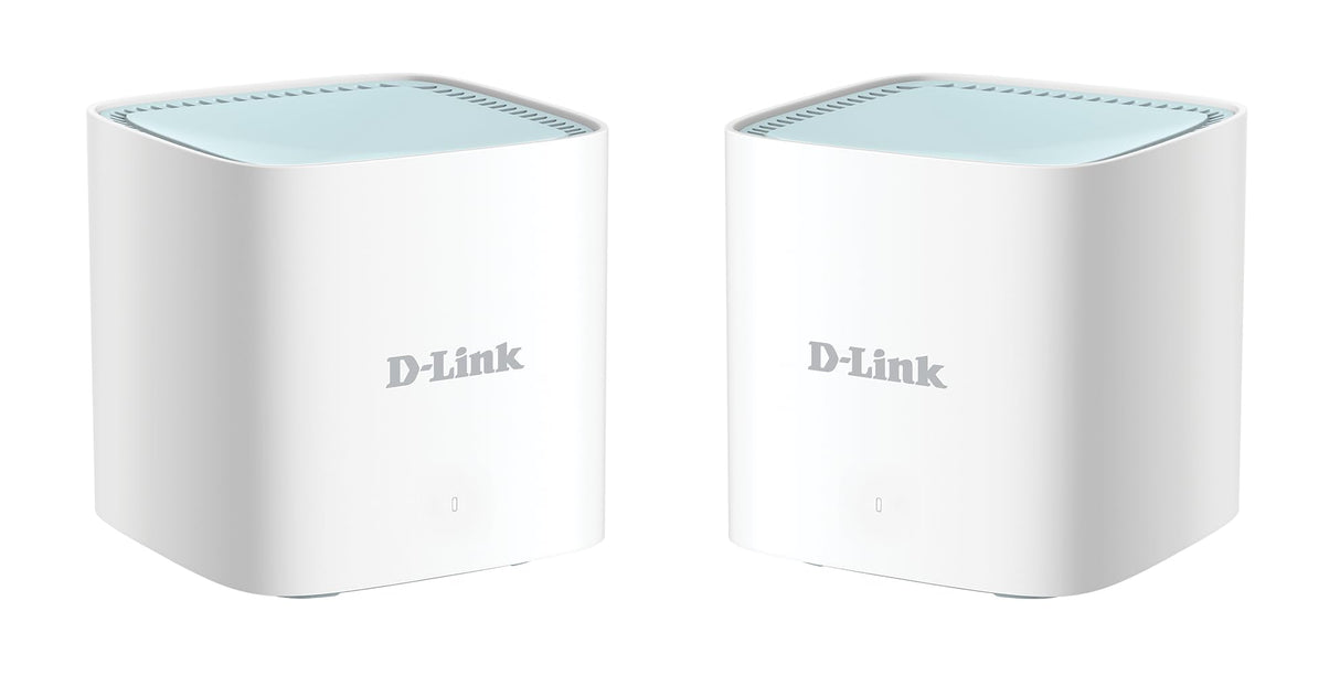 D-Link M15-2 Eagle Pro AI AX1500, Pack 2 Extensores WiFi 6, 1500 Mbps, Mesh Inteligente, Optimizador tráfico, Roaming, Puertos Gigabit, Modos Router o Extensores, WPA3, Control Voz Alexa/Google