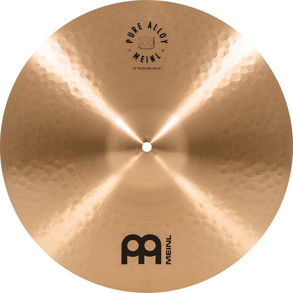 Meinl Cymbals Pure Alloy Cymbal Set - Juego de Platillos de Batería con 14 Hihats, 16 Crash e 20 Ride (35,56-50,80cm) Aleación pura de Bronce, Acabado Tradicional (PA141620)