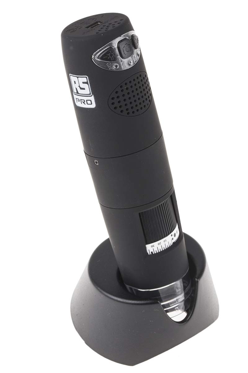 ¿Microscopio Digital RS Pro, Aumento de 5? 200X, 1280 x 1024 Pixeles